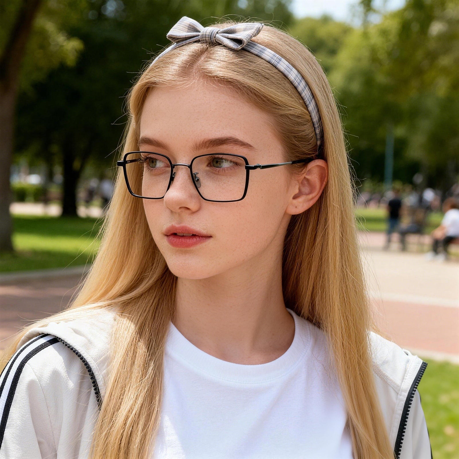 Slim Metal Eyeglass Frames for Business