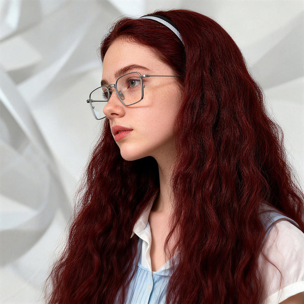 Pure Titanium Square Optical Glasses Frame
