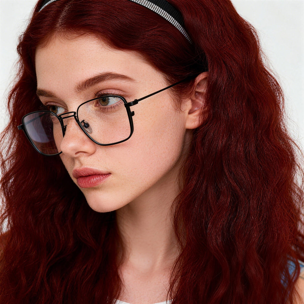 Pure Titanium Square Optical Glasses Frame