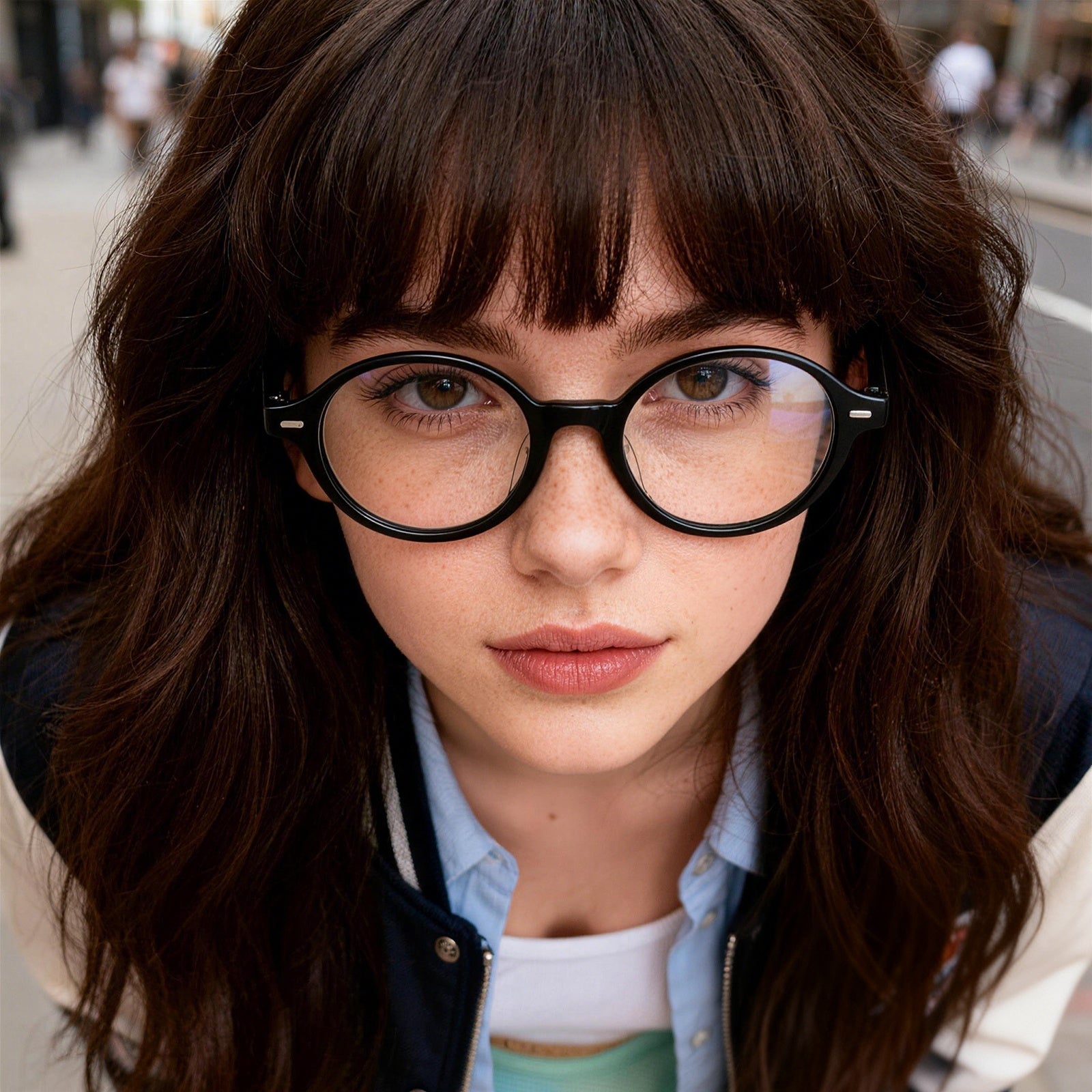 Intellectual Black Oval Acetate Eyeglasses, Classic Retro Academic Style